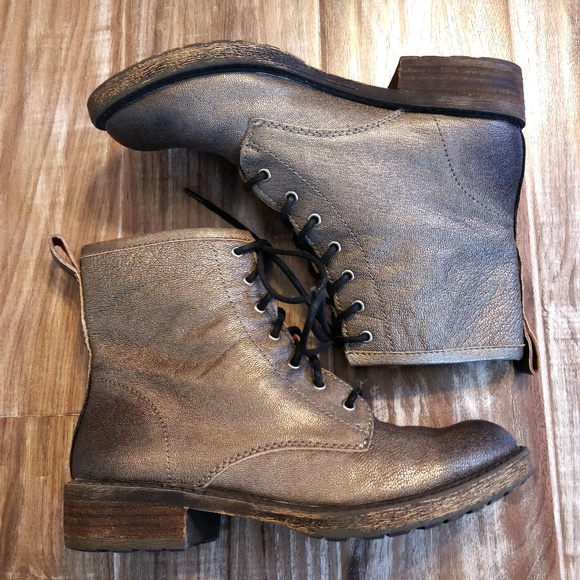 Lucky Brand Shoes - Lucky Brand Novembere Leather Lace-Up Boots Size 7